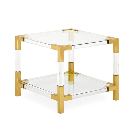 Two-Tier Glass Accent Table | Jonathan Adler Jacques | Oroa.com