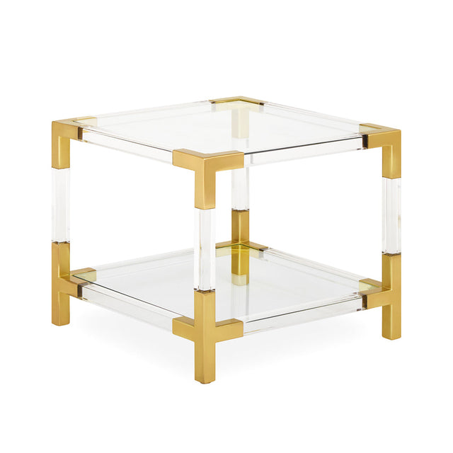 Two-Tier Glass Accent Table | Jonathan Adler Jacques | Oroa.com