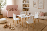 5 Pieces Toddler Table and Chair Set | OROA Kids