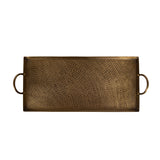 Sanzo Hammered Rectangle Metal Tray