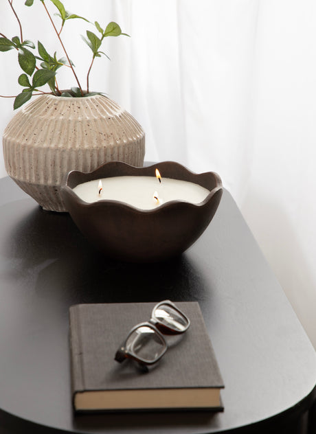 Alessia Metal Candle Bowl