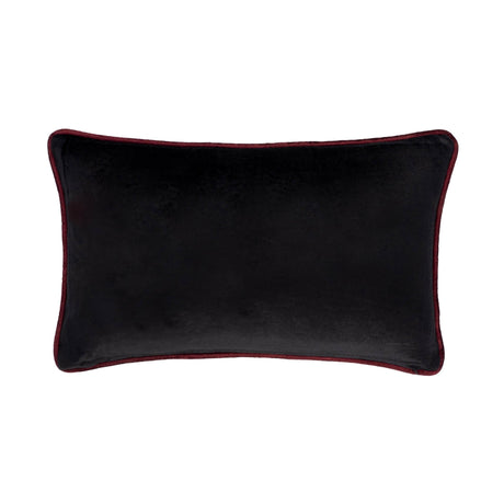 Love Bee Silk Velvet Throw Pillow, 12" X 20"