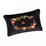 Love Bee Silk Velvet Throw Pillow, 12" X 20"