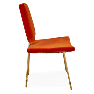 Crisscross Brass Frame Dining Chair | Jonathan Adler Maxime | Oroa.com