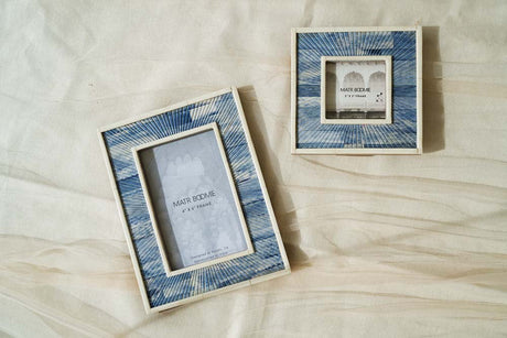 Neela 4x6 Picture Frame - Carved Bone