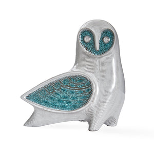 Melted Glass Sculpture Decor | Jonathan Adler Menagerie Barn Owl | Oroa.com