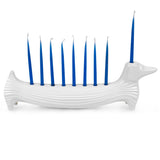 White Stoneware Dog Candle Holder | Jonathan Adler Dachschund | Oroa.com