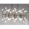 Metallic Bamboo Detail Chandelier | Jonathan Adler Meurice | Oroa.com