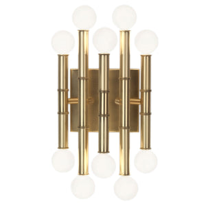 Bamboo Detail Five-Arm Wall Lamp | Jonathan Adler Meurice| Oroa.com