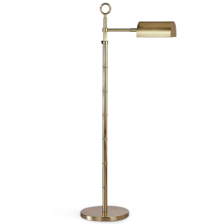 Bamboo Detail Brass Floor Lamp | Jonathan Adler Meurice | Oroa.com