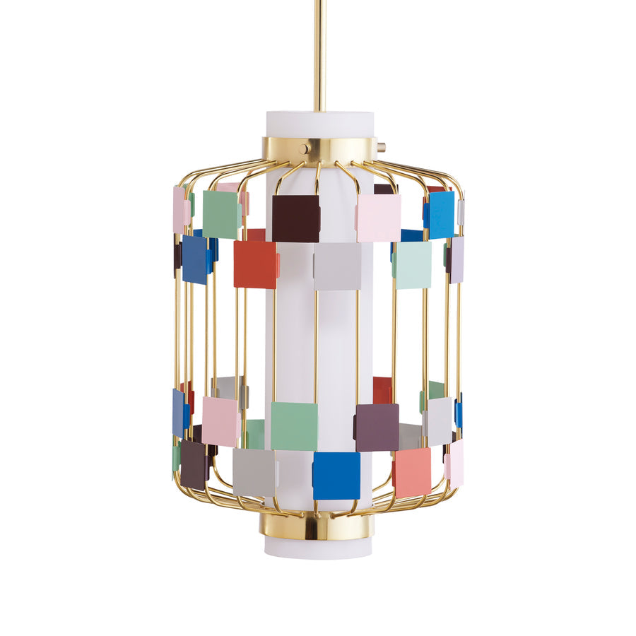 Brass Cage Pendant Lamp | Jonathan Adler Miami | Oroa.com