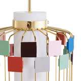 Multicolored Squares Pendant Lamp | Jonathan Adler Miami | Oroa.com