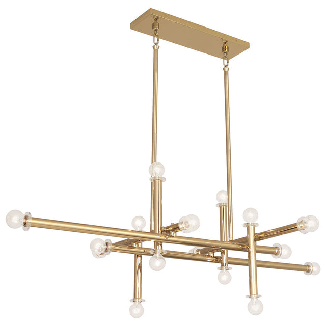 Lucite Accent Linear Chandelier | Jonathan Adler Milano | Oroa.com