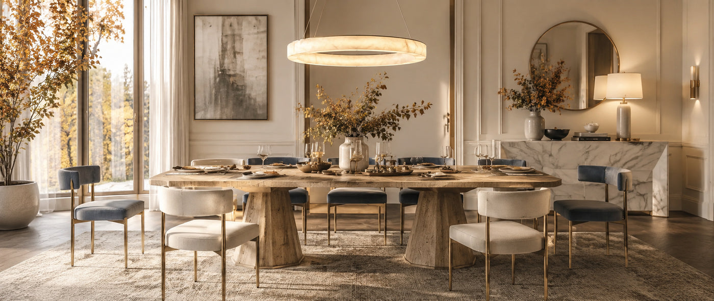 Rustic dining table online - oroa.com