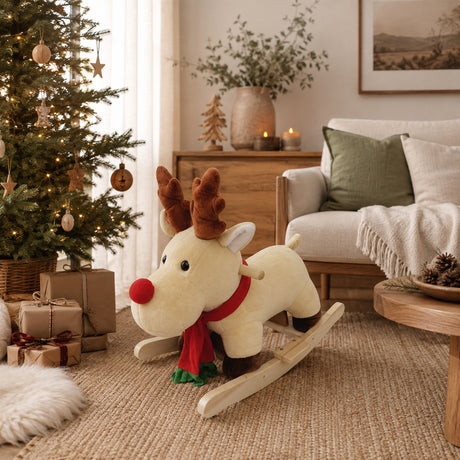 moose rocking horse christmas gift - oroa.com