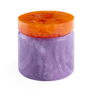 Marbleized Cylindrical Box L | Jonathan Adler Mustique | Oroa.com