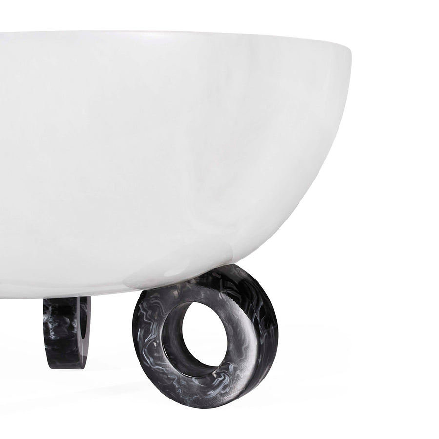 Marbleized White Bowl | Jonathan Adler Mustique | Oroa.com