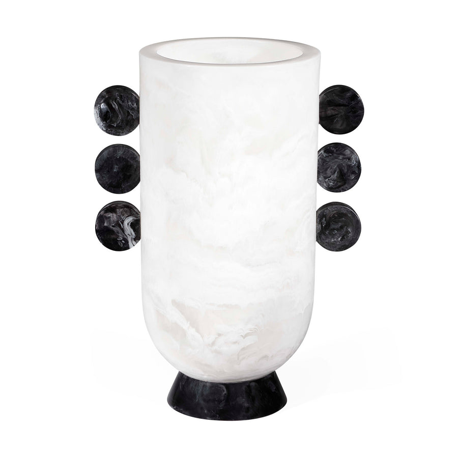 Marbleized White Urn | Jonathan Adler Mustique | Oroa.com