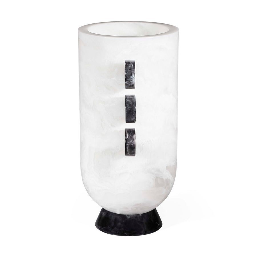 Marbleized White Urn | Jonathan Adler Mustique | Oroa.com