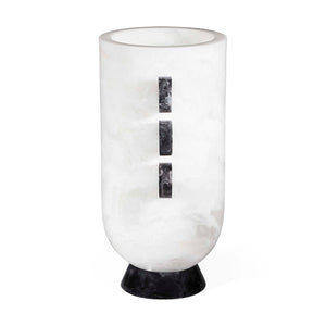 Marbleized White Urn | Jonathan Adler Mustique | Oroa.com