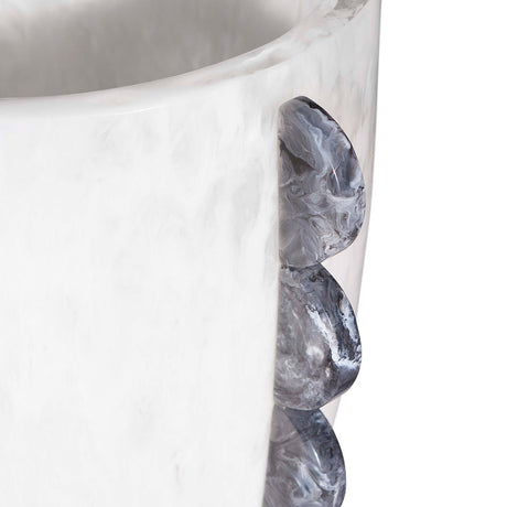 Black & White Scalloped Jar | Jonathan Adler Mustique