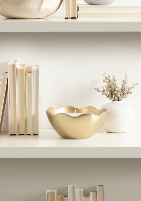 Alessia Metal Candle Bowl