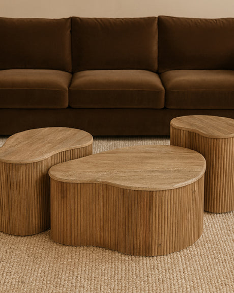 nested wood coffee tables - www.oroa.com