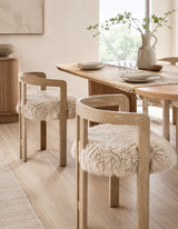new zealand wool dining chair - www.oroa.com
