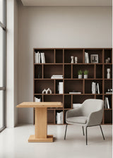 Modern European furniture - Square Natural Wood Table - www.oroa.com