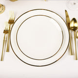 Narrow Gold Rim Salad Plate Plate- Set of 4