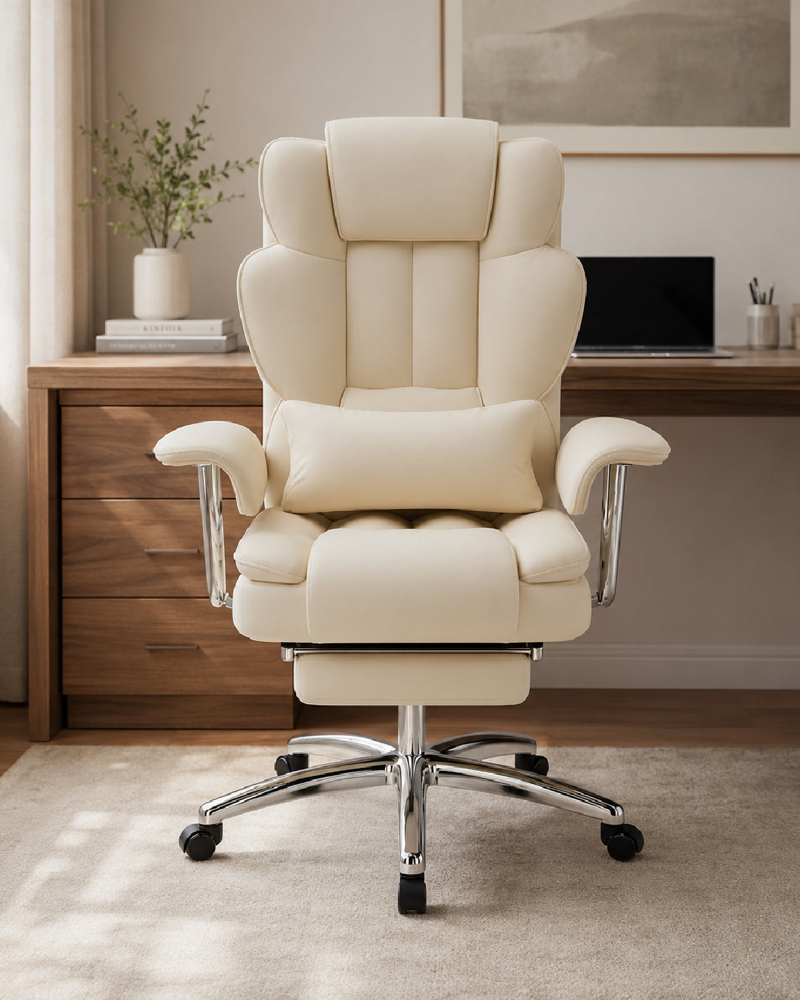 comfy leather office chair - oroa.com