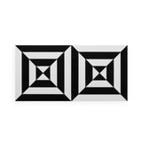 Black & White Lacquer Box S | Jonathan Adler Op Art | Oroa.com