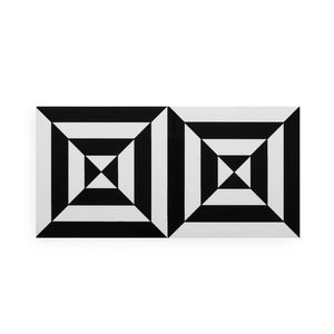 Black & White Lacquer Box S | Jonathan Adler Op Art | Oroa.com