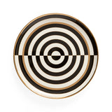 Porcelain Round Serving Tray | Jonathan Adler Op Art | Oroa.com
