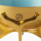Blue Interior Brass Bowl S | Jonathan Adler Oscar | Oroa.com
