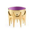 Lavender Interior Brass Bowl | Jonathan Adler Oscal | Oroa.com