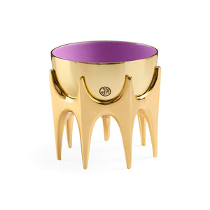 Lavender Interior Brass Bowl | Jonathan Adler Oscal | Oroa.com