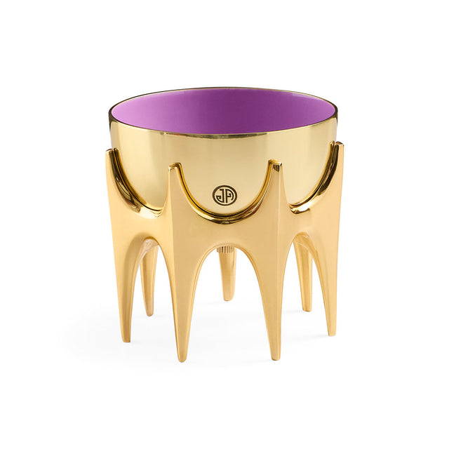 Lavender Interior Brass Bowl | Jonathan Adler Oscal | Oroa.com