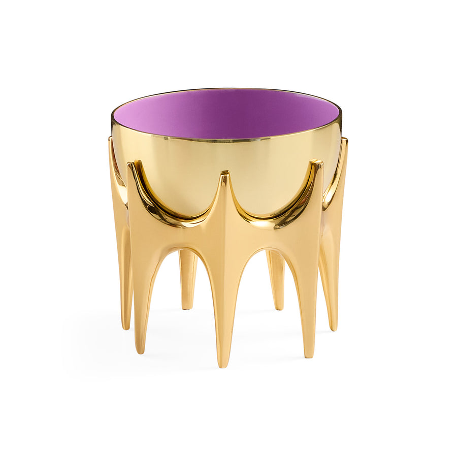 Lavender Interior Brass Bowl | Jonathan Adler Oscal | Oroa.com