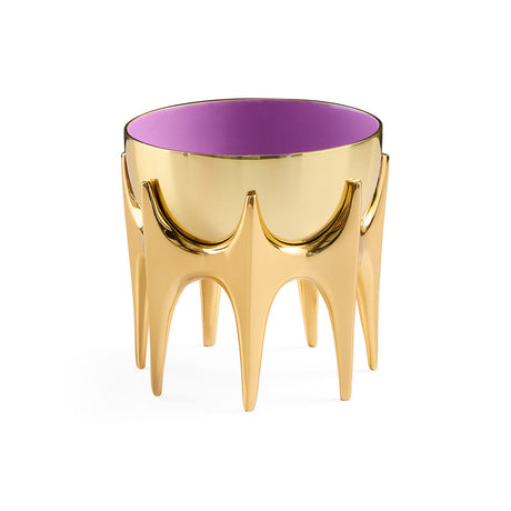 Lavender Interior Brass Bowl | Jonathan Adler Oscal | Oroa.com