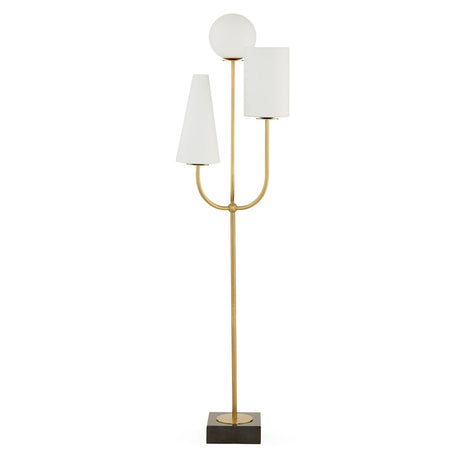 Milk Glass Shades Floor Lamp | Jonathan Adler Paradiso | Oroa.com