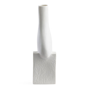 White Porcelain Abstract Vase XL | Jonathan Adler Paradox | Oroa.com