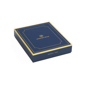 Blue Leather Photo Frame L | Jonathan Adler Perimeter | Oroa.com