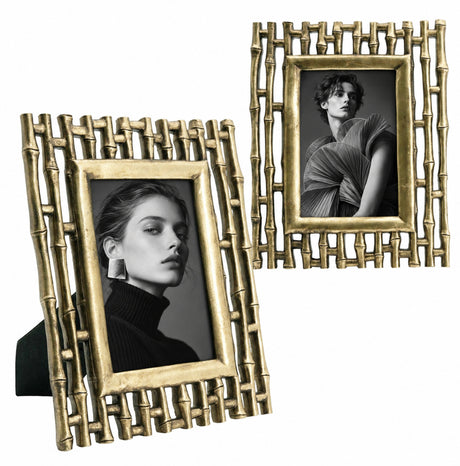 Antique Gold Photo Frames, Set of 2 | Catchy