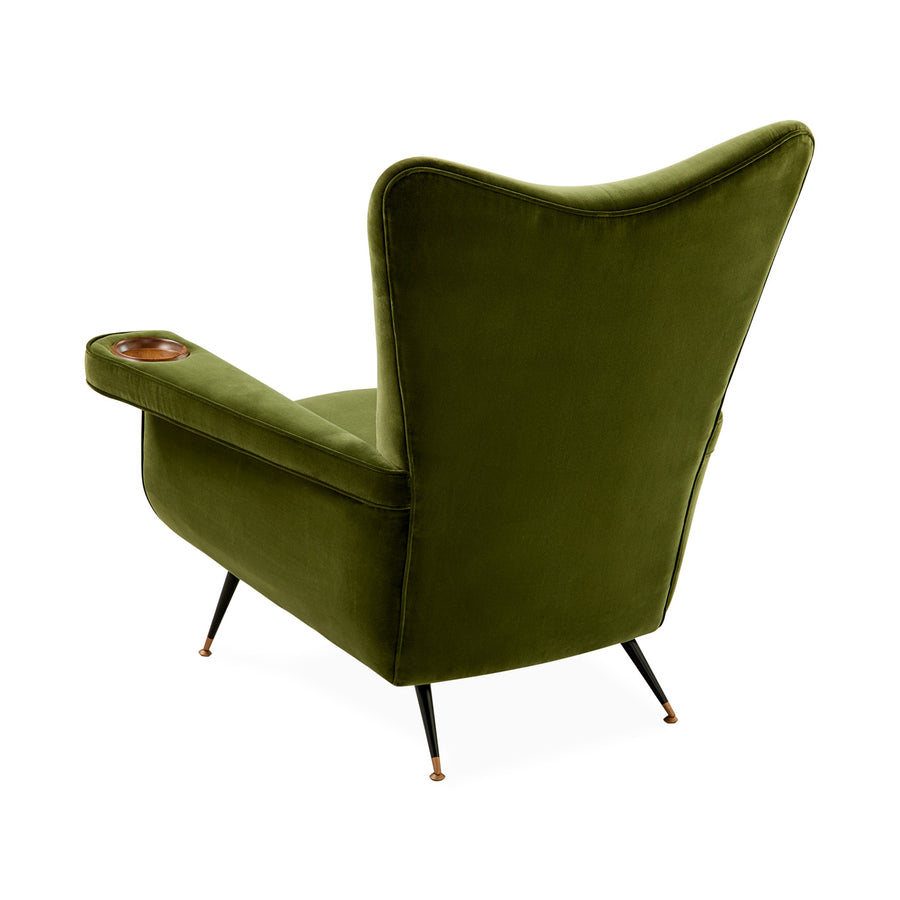 Green Velvet Lounge Chair | Jonathan Adler Pierre | Oroa.com