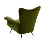 Green Velvet Lounge Chair | Jonathan Adler Pierre | Oroa.com