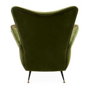 Green Velvet Lounge Chair | Jonathan Adler Pierre | Oroa.com