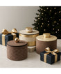decorative leather jars pinetti - www.oroa.com
