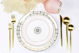 Gold Izmir Dinner Plate-Set of 4