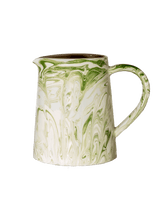 Marbled Olive Pitcher